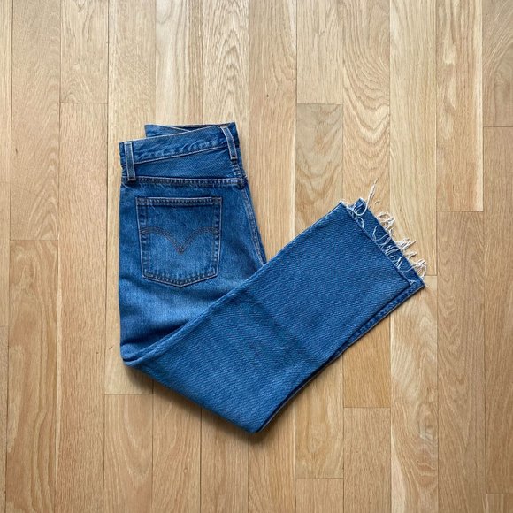 Levis Blue Ankle Jeans - Picture 1 of 3